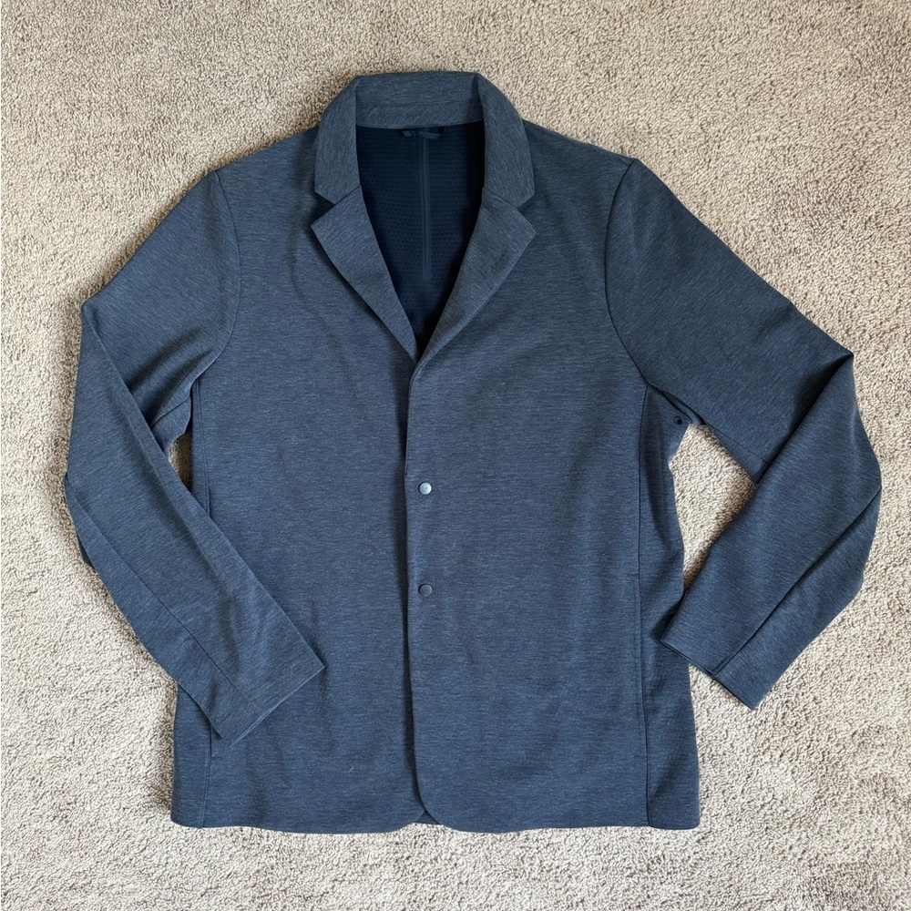 NWOT - Lululemon Mens Fleece Navy Blue Sports Jacket - Size Large